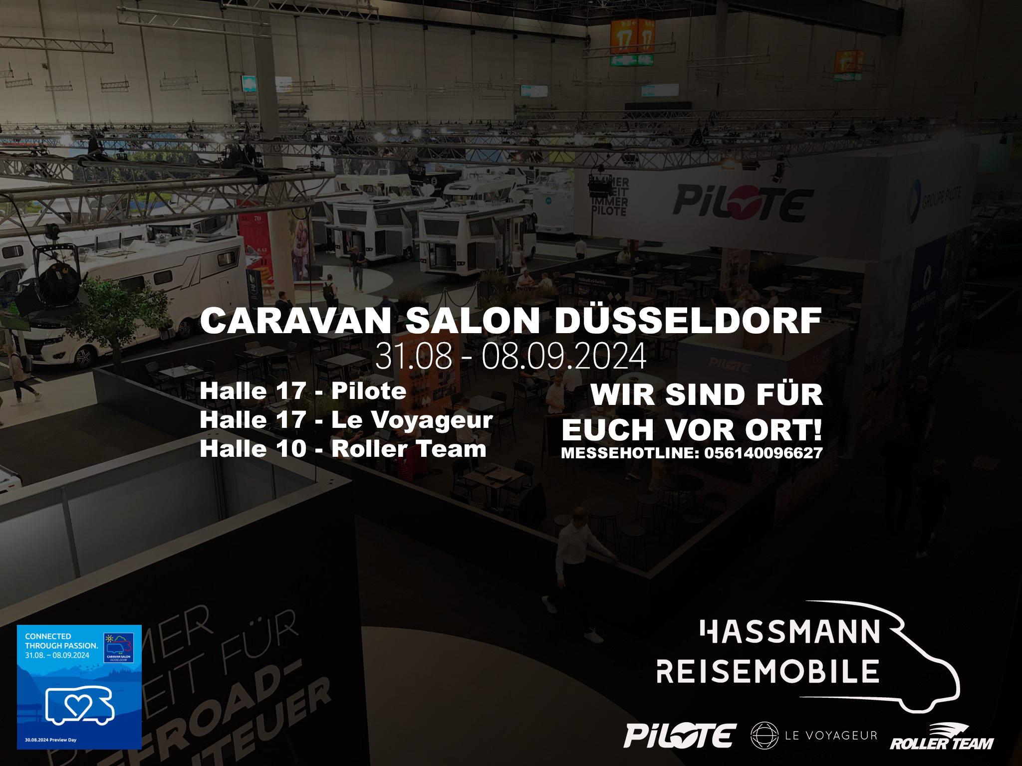 caravan Salon Düsseldorf pilote le voyageur roller team hassmann kassel Fuldatal